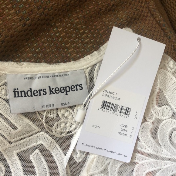 White Lace Romper - Picture 2 of 5